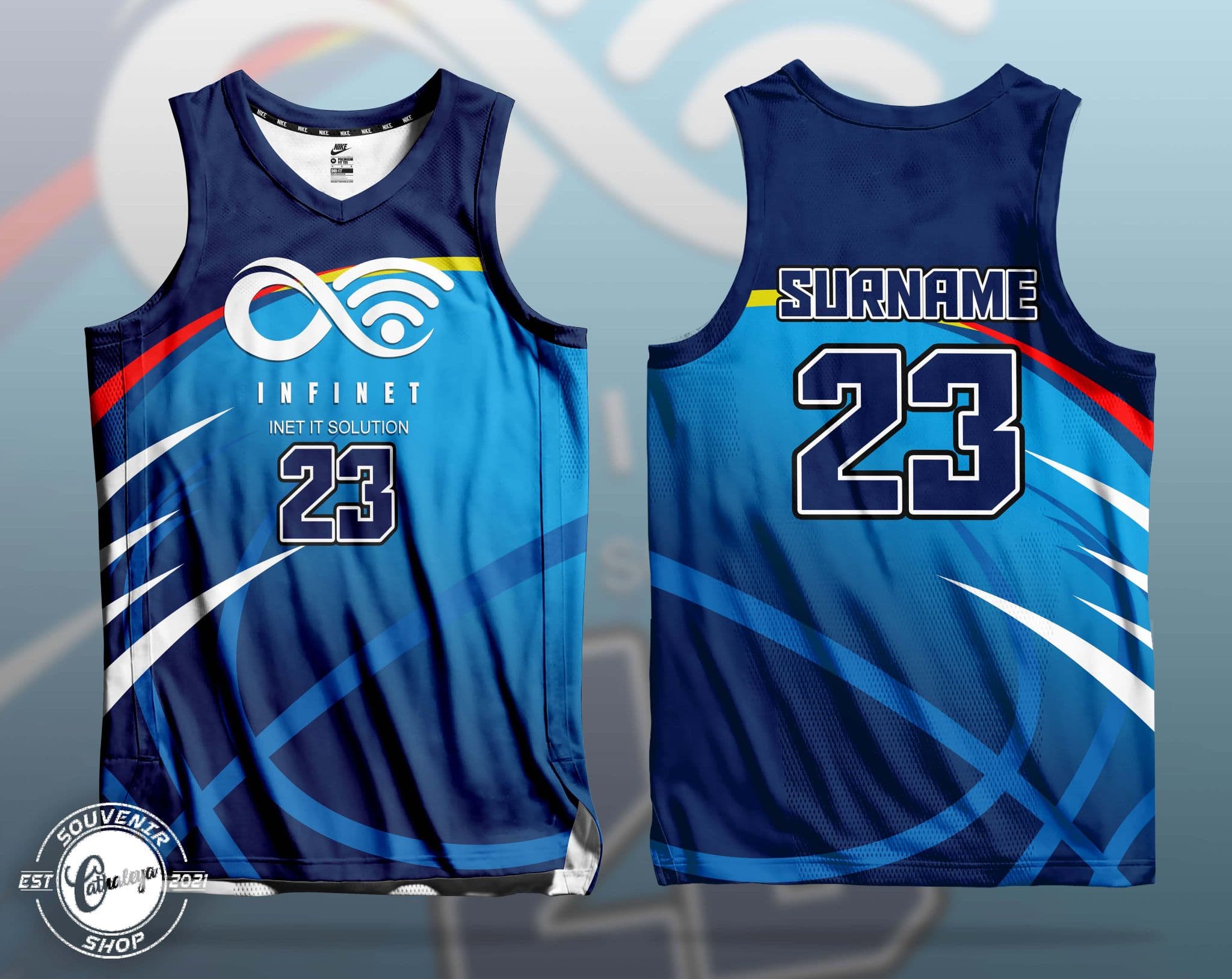 Custom dragon and lion dance group jersey